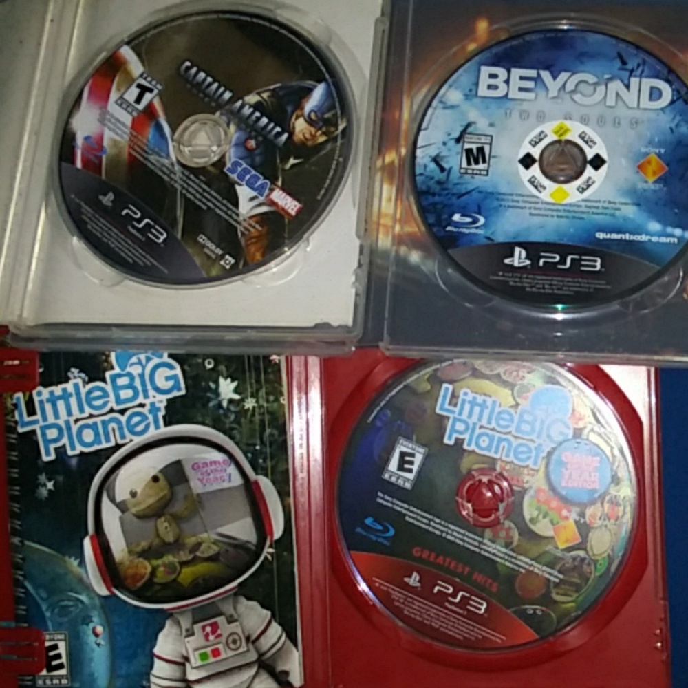 Captain America/Beyond Two Souls/little big planet
